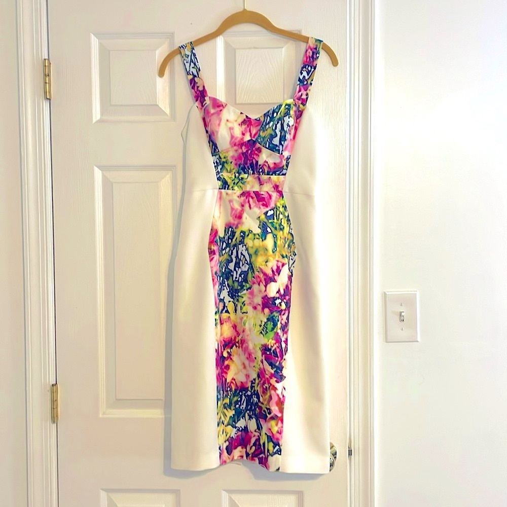 Black Halo Sadie Panel Sheath Dress size 2